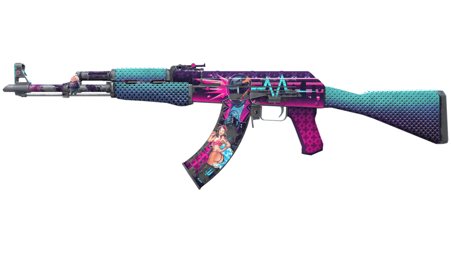 AK-47 | Neon Rider (Battle-Scarred)