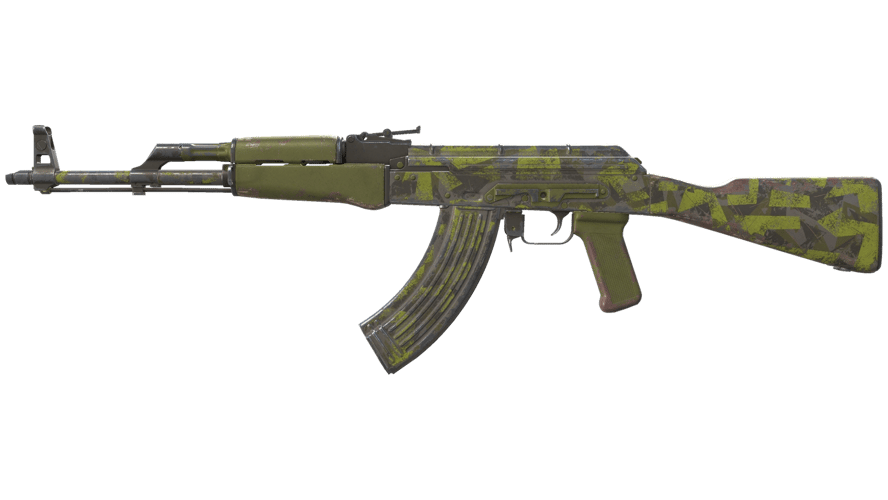 AK-47 | Olive Polycam (Well-Worn)