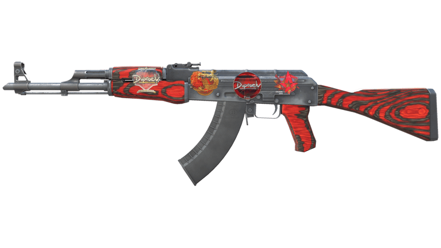 AK-47 | Red Laminate (Minimal Wear)