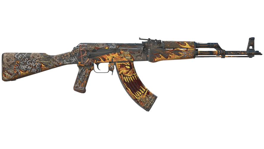 AK-47 | Searing Rage (Battle-Scarred)