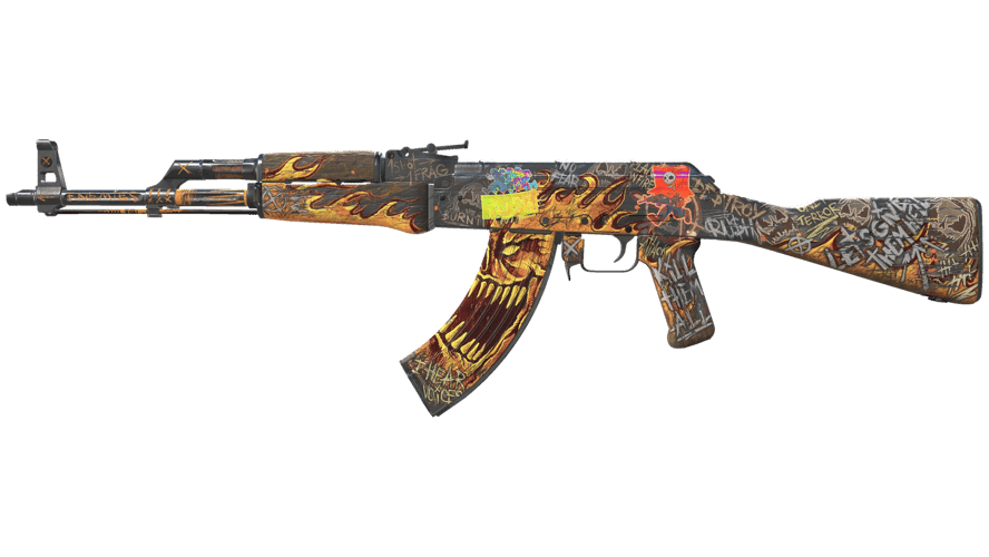 AK-47 | Searing Rage (Well-Worn)