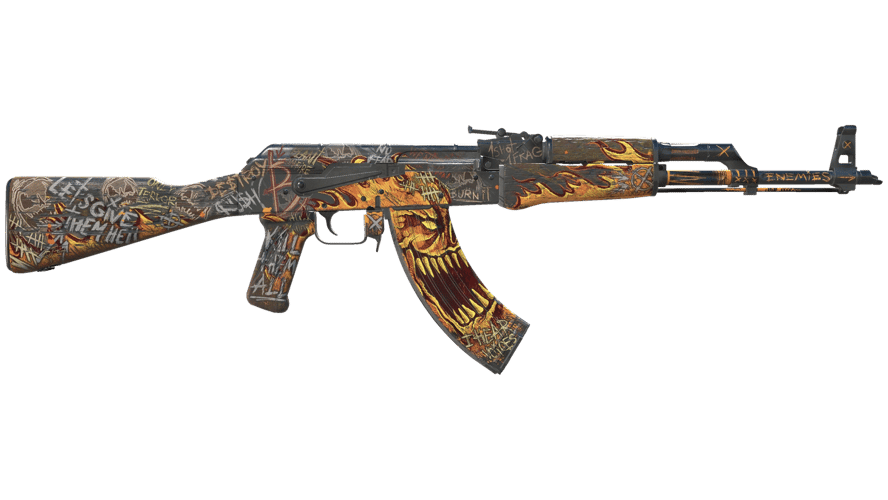 AK-47 | Searing Rage (Well-Worn)