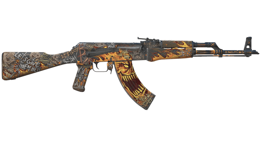 AK-47 | Searing Rage (Well-Worn)