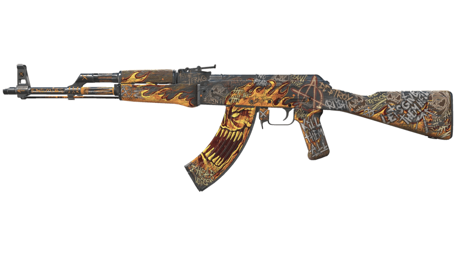 AK-47 | Searing Rage (Well-Worn)