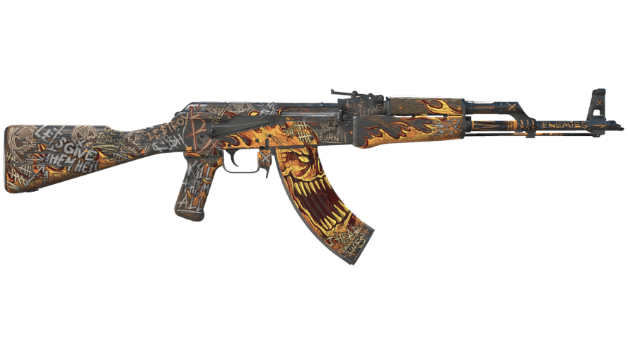 AK-47 | Searing Rage (Well-Worn)