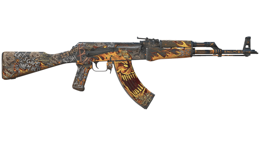 AK-47 | Searing Rage (Well-Worn)