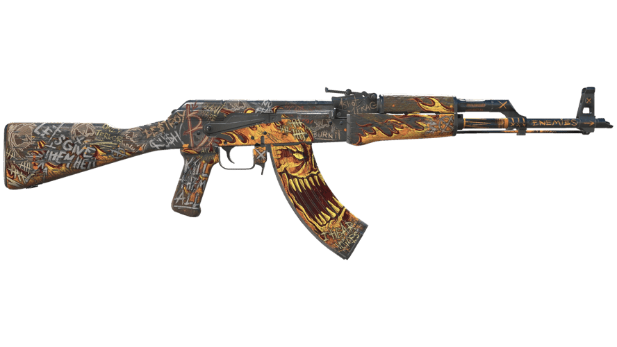 AK-47 | Searing Rage (Well-Worn)
