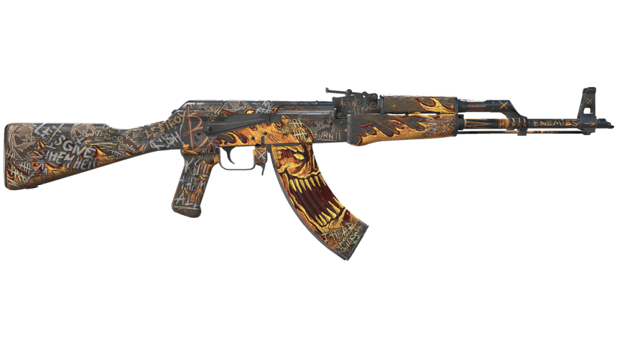 AK-47 | Searing Rage (Well-Worn)