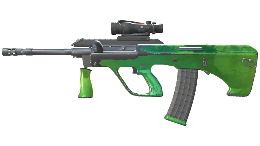 AUG | Carved Jade (Field-Tested)