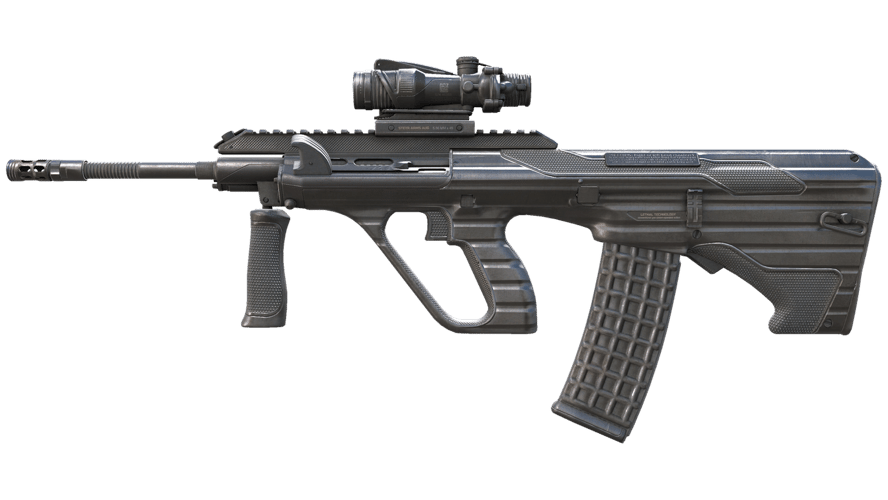 AUG | Steel Sentinel (Battle-Scarred)