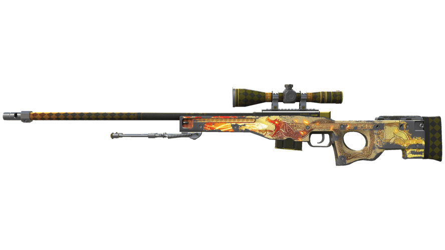 AWP | Dragon Lore (Well-Worn)