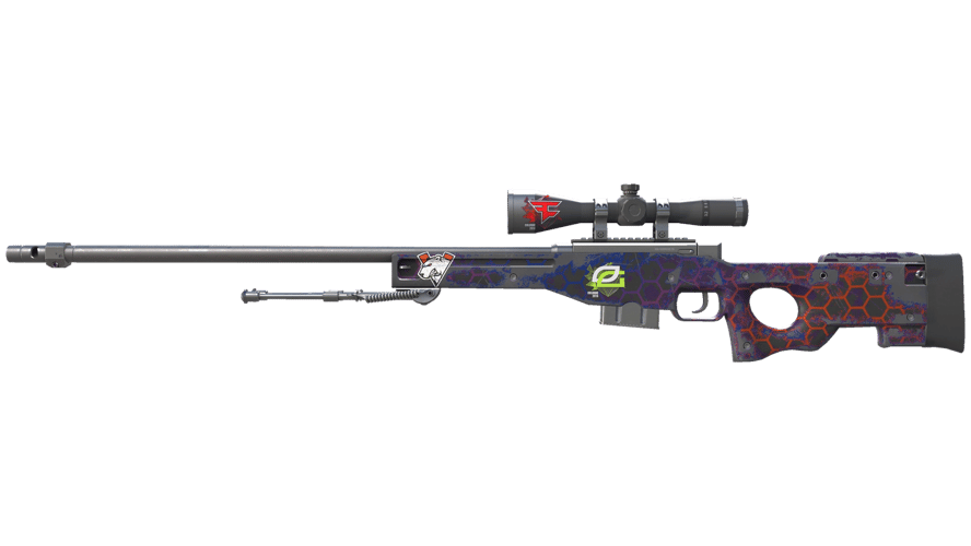 AWP | Electric Hive (Well-Worn)