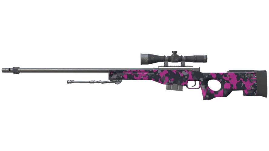 AWP | Пиксельный камуфляж «Розовый» (После полевых испытаний)