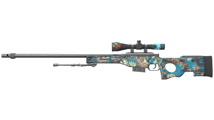 AWP | Silk Tiger (Well-Worn)