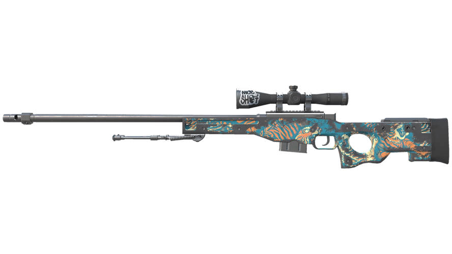 AWP | Silk Tiger (Well-Worn)