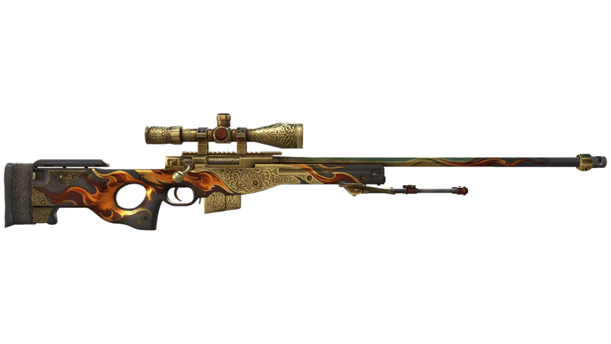 AWP | Пламя суверена (Немного поношенное)