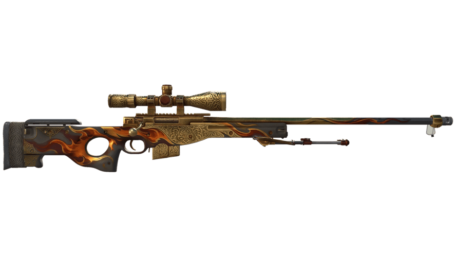 AWP | Sovereign Flame (Well-Worn)