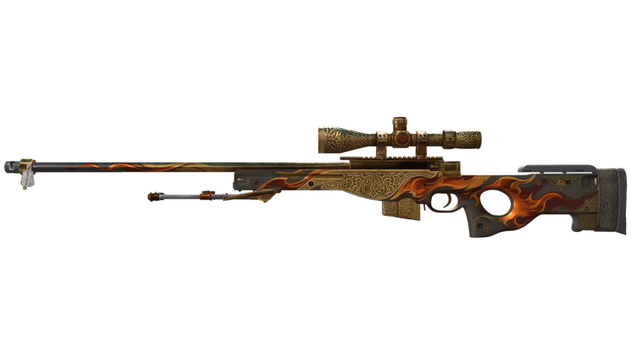AWP | Sovereign Flame (Well-Worn)
