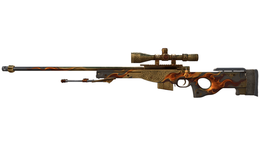 AWP | Sovereign Flame (Well-Worn)