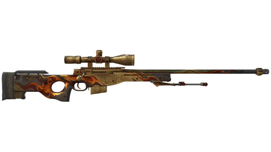 AWP | Пламя суверена (Поношенное)
