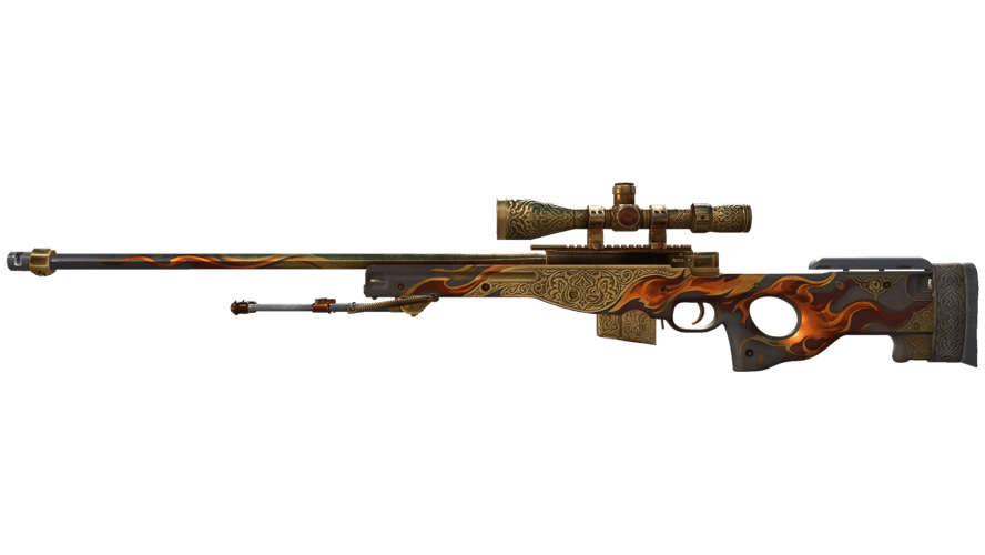 AWP | Sovereign Flame (Well-Worn)