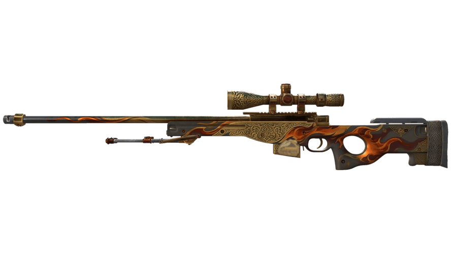 AWP | Sovereign Flame (Well-Worn)