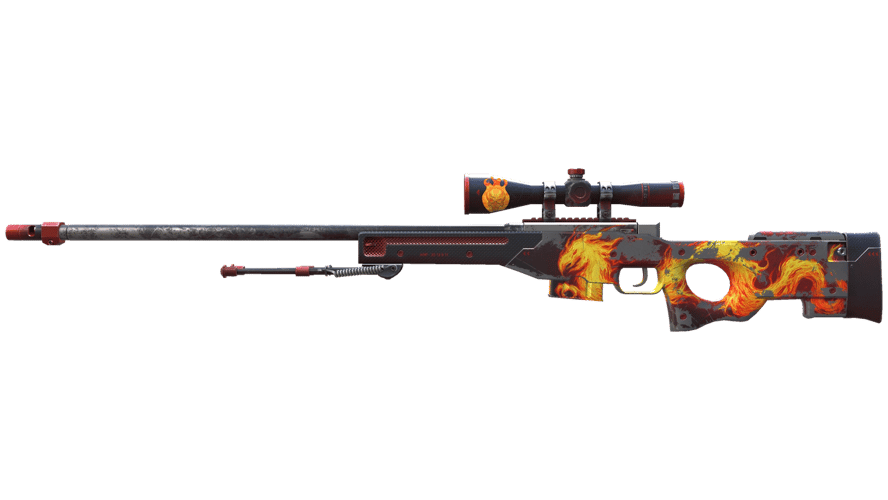 AWP | Дикое пламя (Закалённое в боях)