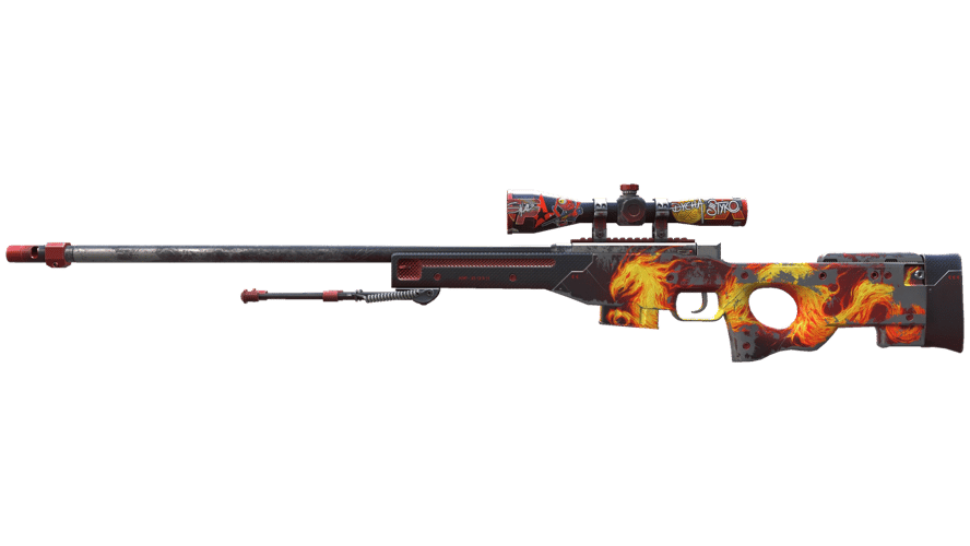 AWP | Дикое пламя (Закалённое в боях)