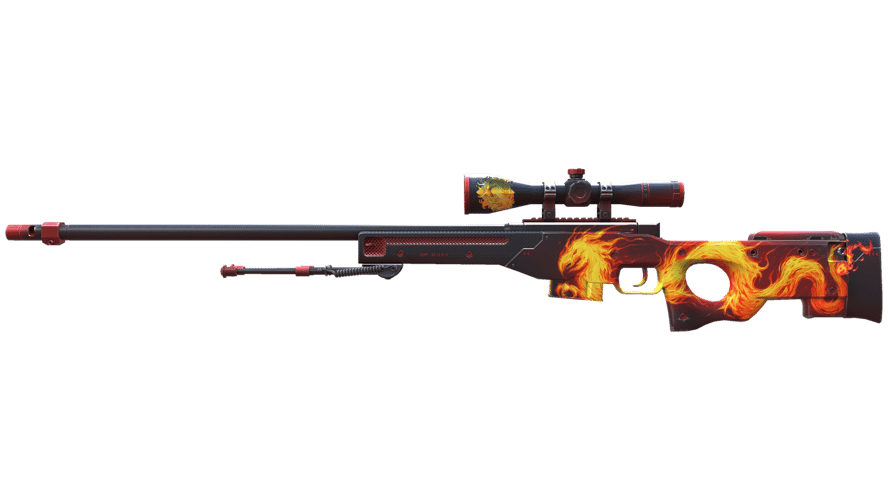 AWP | Дикое пламя (Немного поношенное)