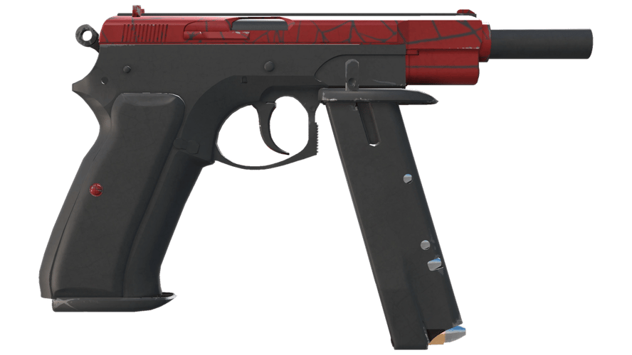 CZ75-Auto | Crimson Web (Minimal Wear)