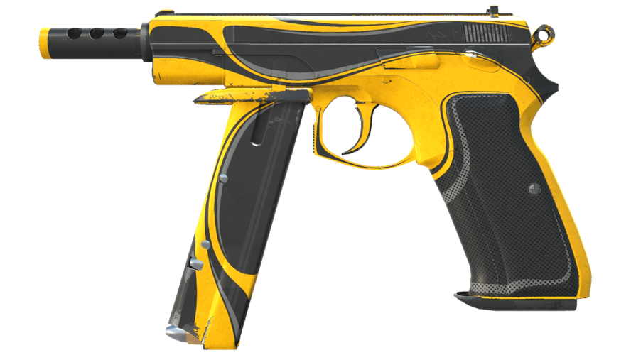 CZ75-Auto | Yellow Jacket (Field-Tested)