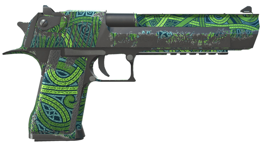 Desert Eagle | Emerald Jörmungandr (Battle-Scarred)