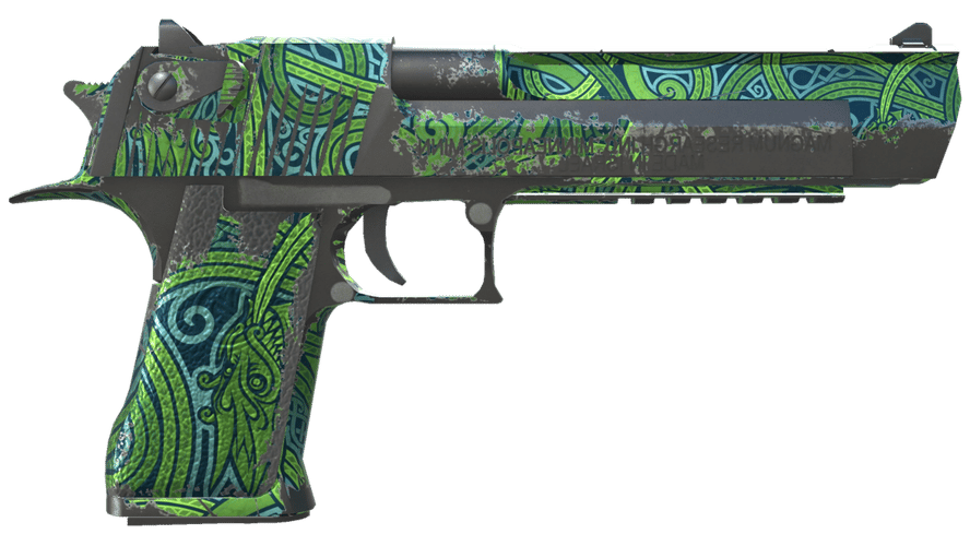 Desert Eagle | Emerald Jörmungandr (Well-Worn)