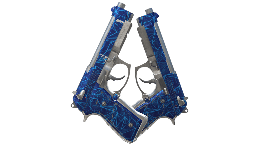 Dual Berettas | Cobalt Quartz (Field-Tested)