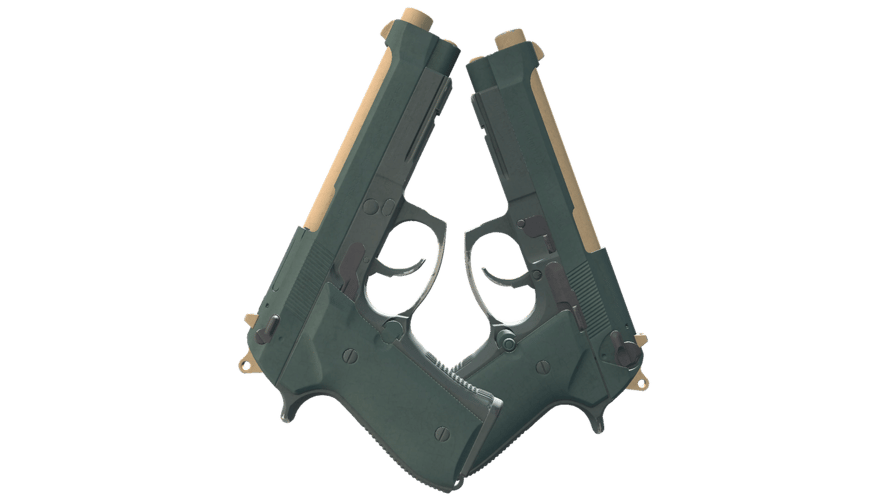 Dual Berettas | Contractor (Minimal Wear)