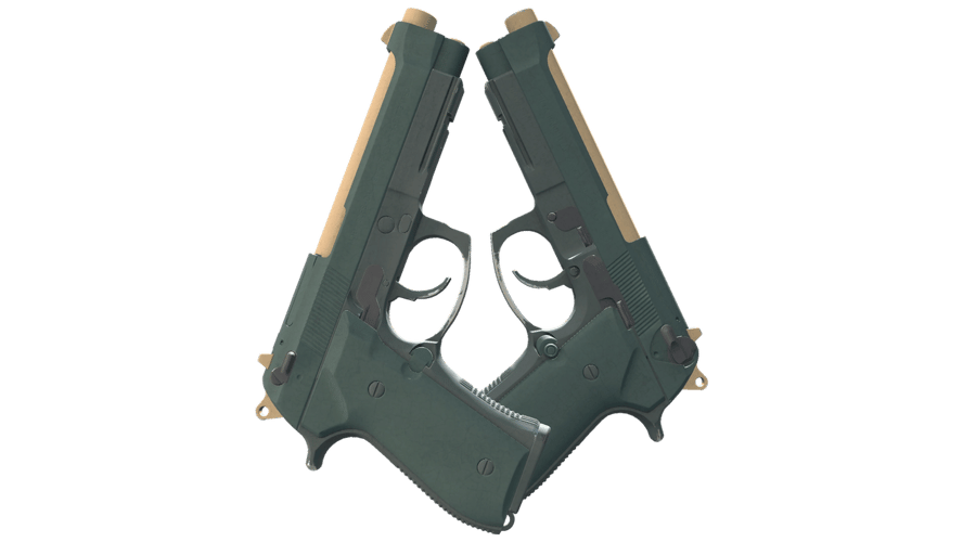 Dual Berettas | Contractor (Minimal Wear)