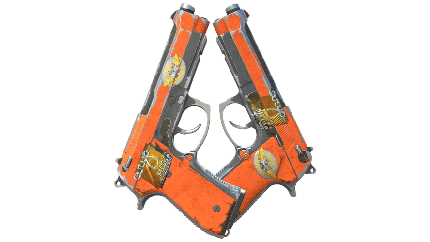 Dual Berettas | Demolition (Battle-Scarred)