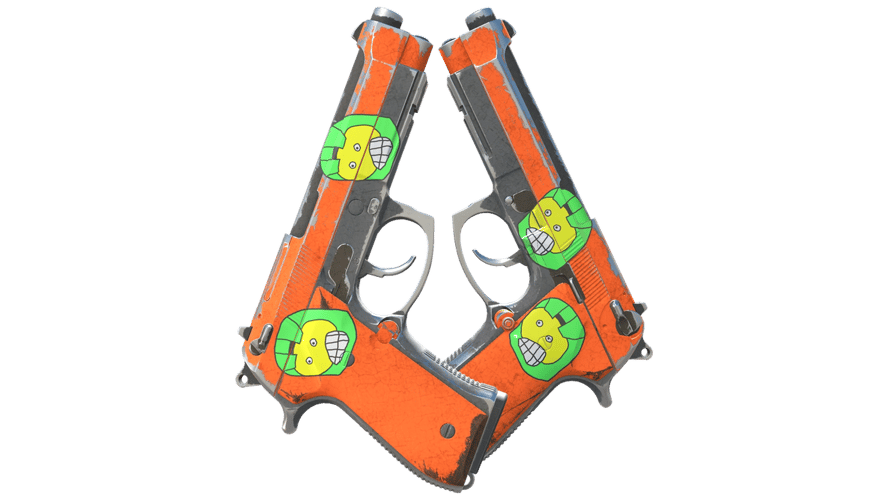 Dual Berettas | Demolition (Battle-Scarred)
