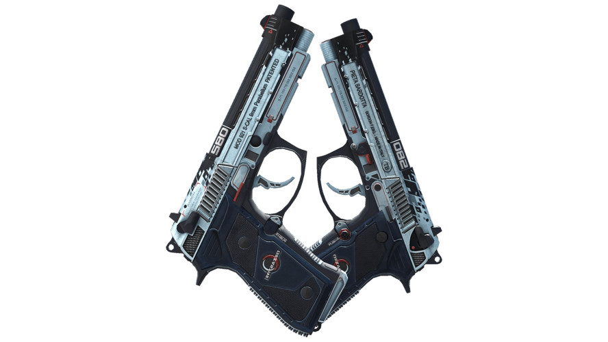 Dual Berettas | Dezastre (Well-Worn)