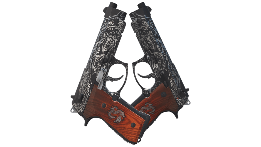 Dual Berettas | Dualing Dragons (Minimal Wear)