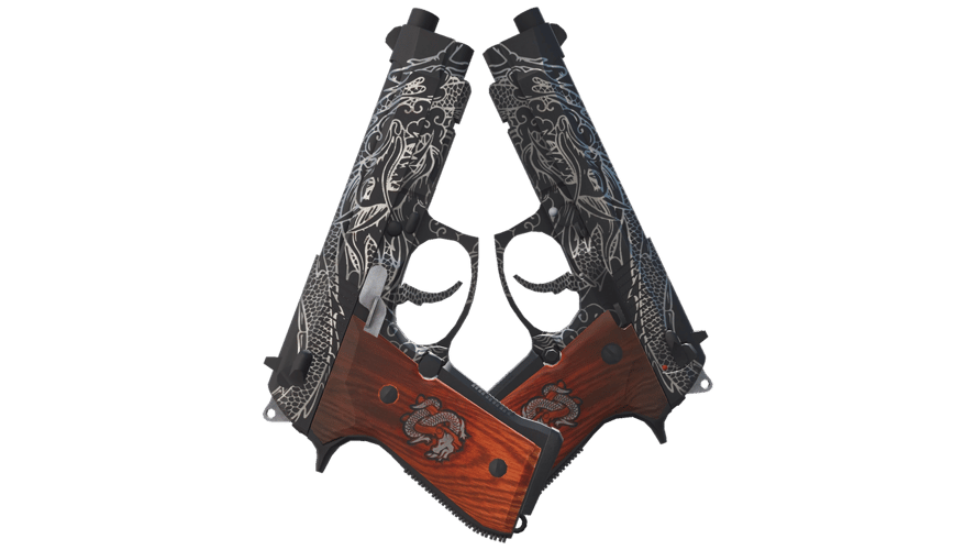 Dual Berettas | Dualing Dragons (Minimal Wear)