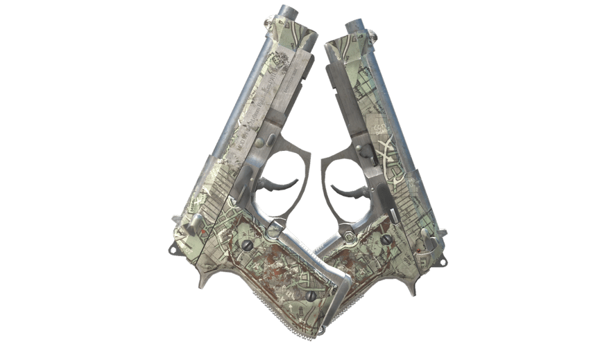 Dual Berettas | Heist (Well-Worn)