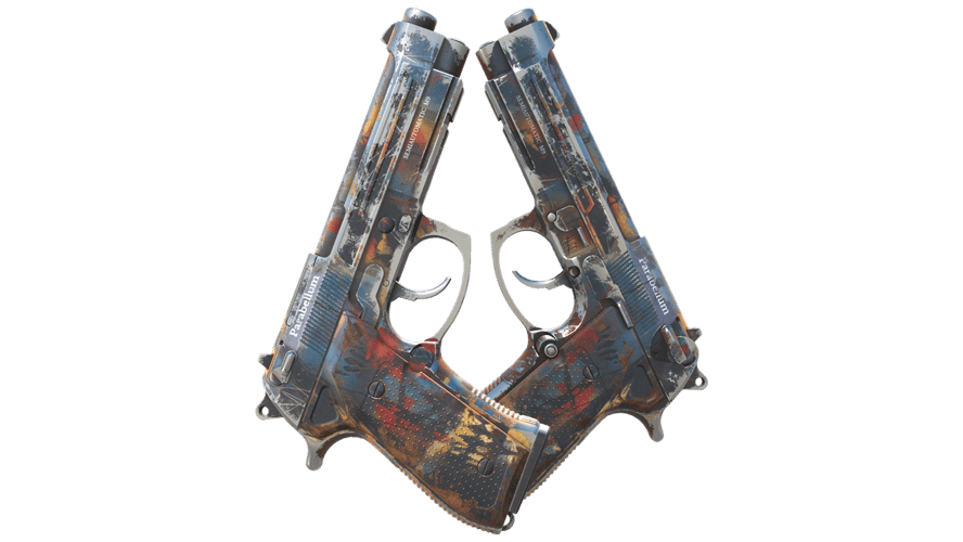 Dual Berettas | Hideout (Well-Worn)