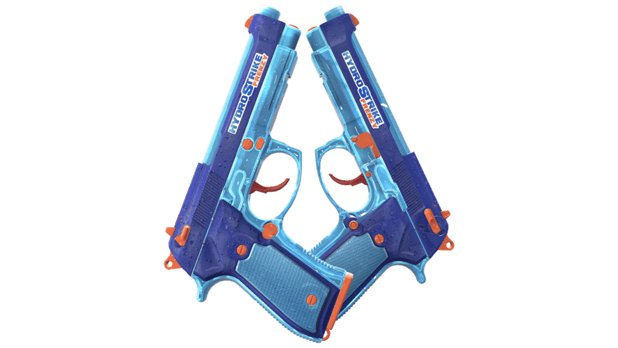 Dual Berettas | Hydro Strike (Minimal Wear)