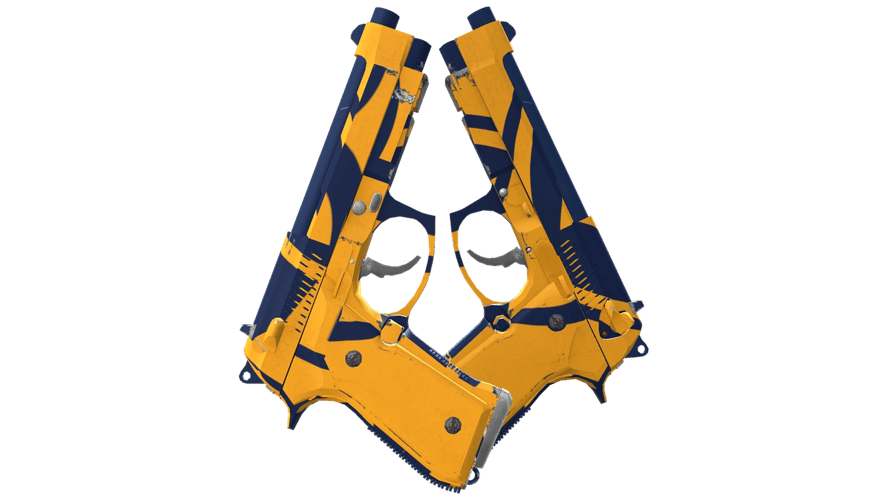 Dual Berettas | Marina (Minimal Wear)