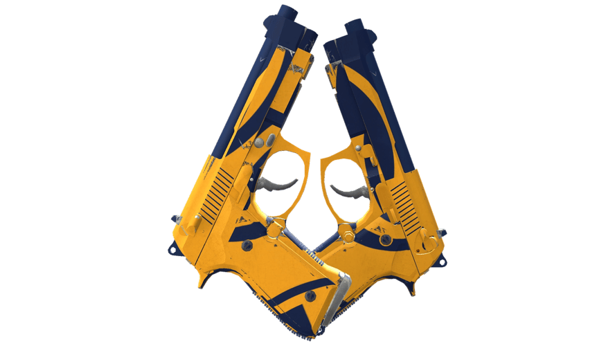 Dual Berettas | Marina (Minimal Wear)