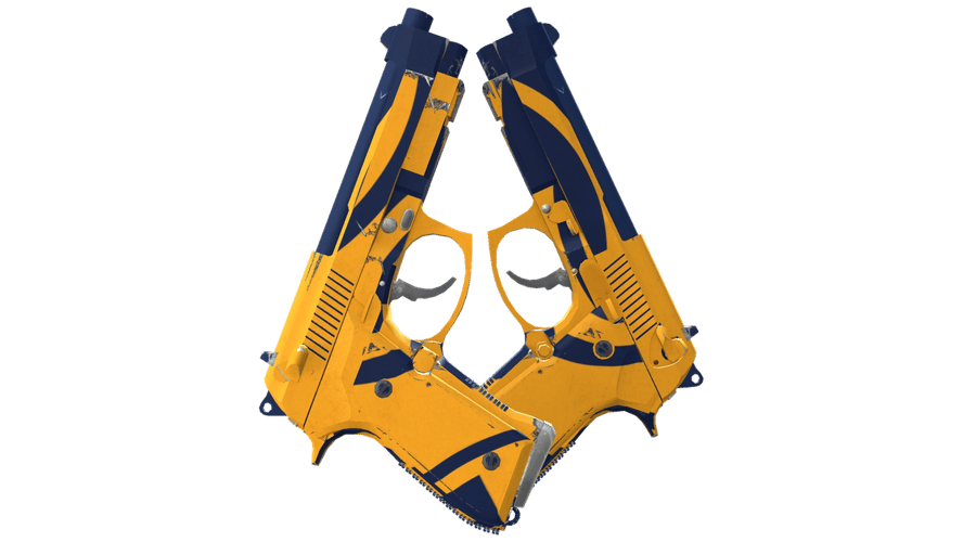 Dual Berettas | Marina (Minimal Wear)