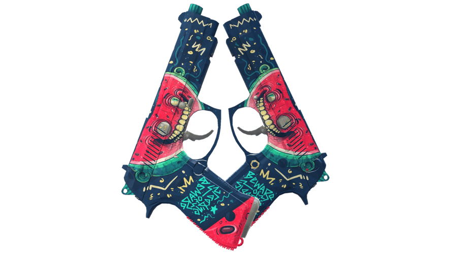 Dual Berettas | Melondrama (Well-Worn)