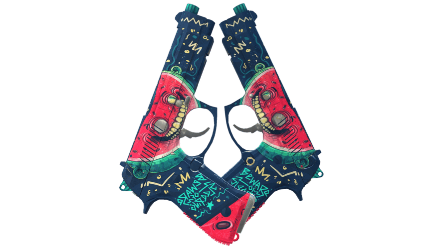 Dual Berettas | Melondrama (Well-Worn)