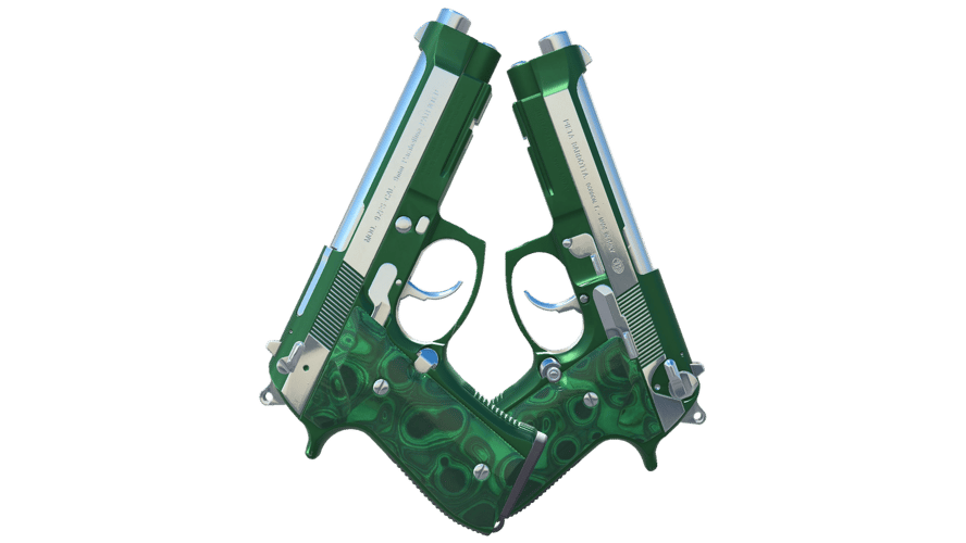 Dual Berettas | Polished Malachite (Прямо с завода)